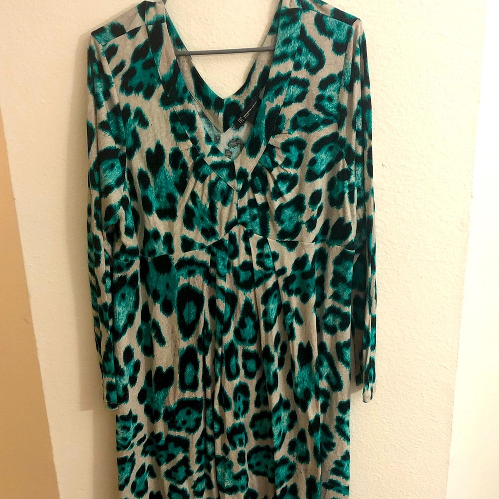 V neck Knit Dress
